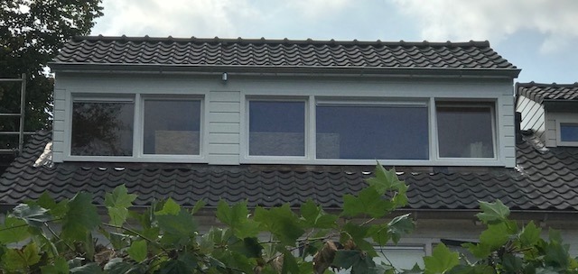 Dakopbouw met nieuwe kozijnen
